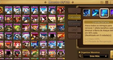 Conta 10 Anos Mid Game Summoners Wars 10 Nat5 Super Barata