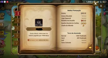 Conta 10 Anos Mid Game Summoners Wars 10 Nat5 Super Barata