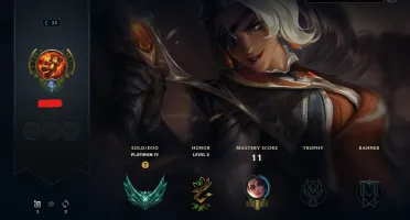 Conta lol platina 4 (season passada) MMR alto