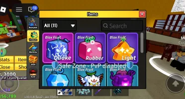 Conta de blox fruits