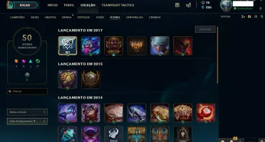 CONTA LEAGUE OF LEGENDS UNRANKED