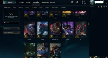 CONTA LEAGUE OF LEGENDS UNRANKED