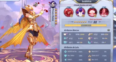 Conta Saint Seiya No Servidor Novo 140