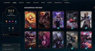 Conta Lol Full skins + Mais Valorant