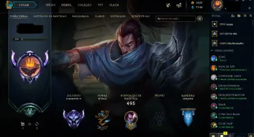 Diamante IV, único dono, lvl 170+ de 100 skins, todos champs
