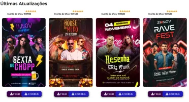 Pacote Premium ARTES para SHOWS E EVENTOS (100% Editável)
