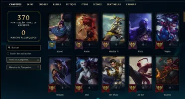 Conta Prata 4 com 105 Champs e 62 Skins + 2200 RP