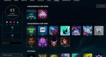 Conta LoL Platina 4 - 80% Winrate