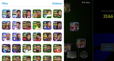 Conta Efootball! 3166 De Força Coletiva + Craques 107/103