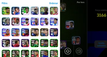 Conta Efootball! 3166 De Força Coletiva + Craques 107/103