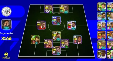 Conta Efootball! 3166 De Força Coletiva + Craques 107/103