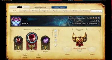 Conta league of legends Ouro 3.