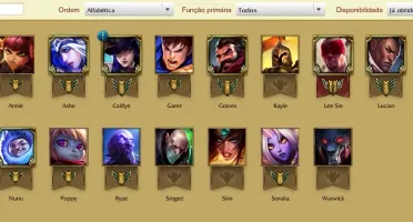 Conta league of legends Ouro 3.