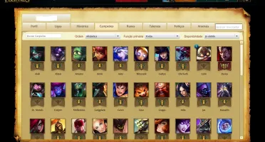 CONTAS DE LEAGUE OF LEGENDS 53 CHAMPS / 8 SKINS UNRANKED