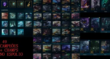 Conta Lol Gold 2 - Level 55 - 49 Champ - 17 Skins