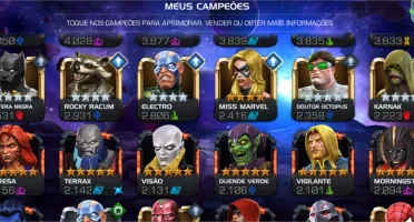 CONTA MARVEL TORNEIO DE CAMPEÕES