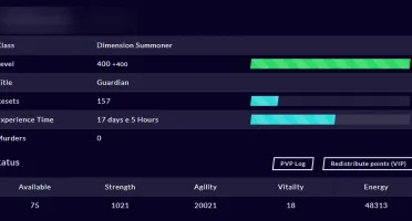 Megamu Conta - Summoner - 157 Resets - Master lvl 800