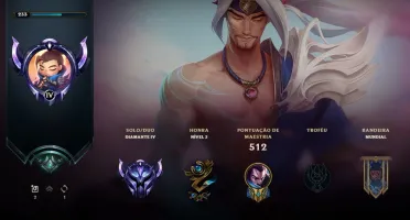 Conta no lol diamante IV