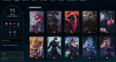 Vendo conta de LOL - League of Legends PRATA 4 - 70 skins