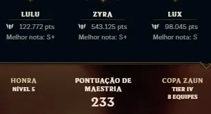 Vendo conta de LOL - League of Legends PRATA 4 - 70 skins