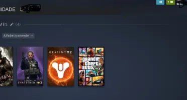Conta Steam com CSgo(700hrs) GTA V e batman arkham knight