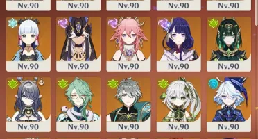 Conta Genshin Impact - ENDGAME Com Builds Perfeitas - AR 60