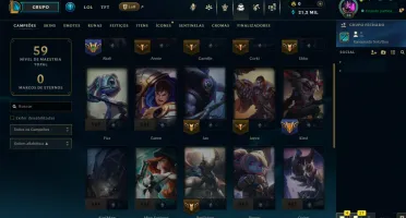 Conta Diamante 4 LoL Smurf