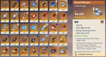 AR 57 Genshin Impact 16x5⭐- Conta ENDGAME + 165 tiros