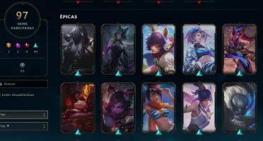 CONTA LOL- LVL 219 - 128 Champions - 97 Skins - FULL ACESSO
