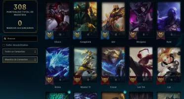 Conta League of Legends level 148 MMR PLATINA