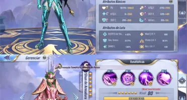 SAINT SEIYA - LEVEL 67 - A1- HADES REPAIR - 22000+ DIAMANTES