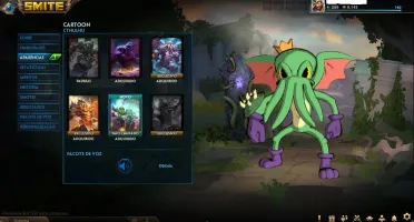 Conta smite, lvl 160, 8 skins T5, 3x Master, 1.244 skins
