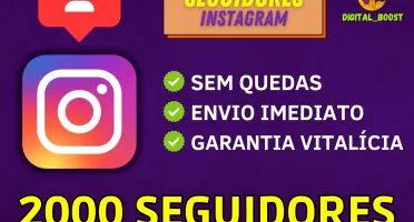 2000 Seguidores no Instagram por apenas R$19,99 [Promoção]