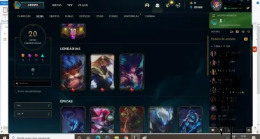 Conta League of Legends Diamante 4