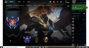 Conta League of Legends Diamante 4