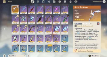 Vendo conta Yoimiya + Shogun raiden + Zhongli + Eula AR 54
