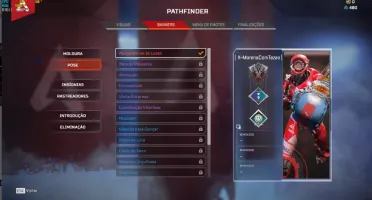 CONTA APEX LEGENDS MAIN PATHFINDER COM HERANÇA 3K DAMAGE.
