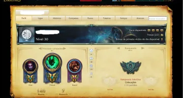 Conta lv 30 Unranked [1/10] / Borda Prata [S6] - 30+ Skins
