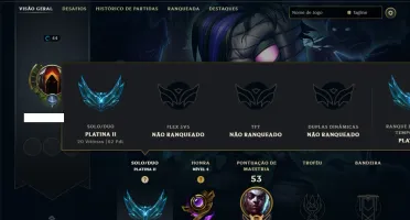 Platina 2 com 45 Champs e 11 Skins