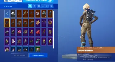 Conta Fortnite com salve o mundo e skins raras