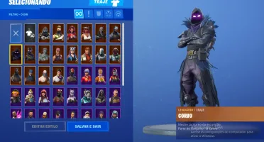 Conta Fortnite com salve o mundo e skins raras