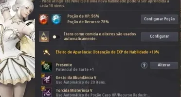 Conta Black desert SA / não stem