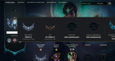 Prata 2 com 115 Champs e 18 Skins