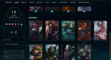 Prata 2 com 115 Champs e 18 Skins