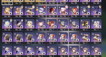 Conta Genshin Impact + Honkai Star Rail Diversos T5