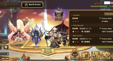 Summoners War Global C3 Arena C1 RTA com TianLang Rica Tiana