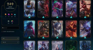 Conta de LOL Com 250 Skins Plat 4 com todos os champs