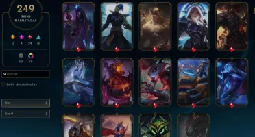 Conta de LOL Com 250 Skins Plat 4 com todos os champs