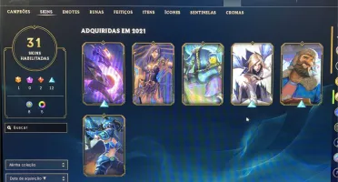 Conta LOL + Valorant