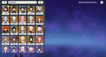 Genshin Impact - EndGame 18 personagens 5* AR 60 - Raiden C2